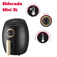 1 x RAW Customer Returns ARDES - Hot air fryer 2 litre capacity Air Fryer small 30-minute timer Maximum temperature 200 C Model Eldorada Mini 2L AR1K32 - RRP €54.75