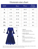 1 x RAW Customer Returns Homrain Women s Rockabilly Dresses Knee-Length Dresses Long Sleeve Formal Dresses for Wedding Vintage Cocktail Dress Royal Blue L - RRP €52.99