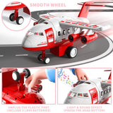 5 x Brand New Fire Truck Airplane Toy for 2 3 Years Old, Fire Engine Garage Parking Lot Playset Toy Airplane, Toddler Boy Toy Preschool Birthday Gift for 3 4 5 6 Years Old - RRP €115.9