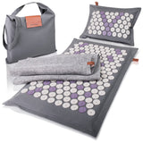 1 x RAW Customer Returns High Pulse Eco Acupressure Set incl. bag poster Acupressure mat pillow with magnets made of natural fibers stimulates blood circulation and relieves pain and tension - RRP €53.1