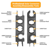 29 x Brand New SUNIZE 12 pairs of solar connectors with solar wrench, IP68 PV connector male female solar panel connector, solar connector, photovoltaic connector for 1.5 2.5 4 6 mm solar cable - RRP €350.9