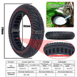 1 x RAW Customer Returns Replacement tire scooter, scooter tire replacement tire solid, electric scooter 8 1 2 tire solid rubber, 8.5 inch honeycomb tire tire for Mijia Xiaomi M365, anti-slip solid tire. - RRP €18.99