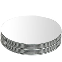 1 x RAW Customer Returns Suwimut Set of 12 Round Mirror Trays, 10 Inch Circle Mirror Candle Plates Glass Mirror Tiles for Table Centerpieces, Crafts, Wedding, Party, Christmas Decorations - RRP €26.69