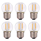 1 x RAW Customer Returns Grensk Century Light - AC DC 12V - 24V LED Low Voltage, G40 Edison LED Filament Mini Globe Light Bulb, 1W Equivalent to 10 Watt Incandescent Bulb - E27 Screw Base Warm White 2700K Not Dimmable -6Pack - RRP €16.8