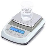 1 x RAW Customer Returns CGOLDENWALL Analytical Balance Electric Balance Precision Digital Gram Scale Laboratory Sensitive Scale LCD Battery TDA2 Series 220-240V 5000g,0.01g  - RRP €79.67