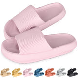 1 x RAW Customer Returns SHAINE Women Men Ultra Soft Summer Slippers Cloud Cushion Slippers Shower Sandals Non-Slip Beach Swimming Pool Home Slippers Original Comfy Slippers - RRP €30.0