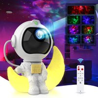 1 x RAW Customer Returns VUENICEE Astronaut Starry Sky Projector, Planetarium Projector, Astronaut Projector with Remote Control and Timer, Star Projector Children, Perfect Gift for Children and Adults - RRP €32.99