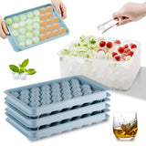 11 x Brand New Mini ice cube tray balls, round ice cube trays for freezer circle, 99 pieces of ice cubes, cocktail, whiskey, tea, coffee 3 ice cube trays ice container ice tongs  - RRP €224.4