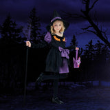 11 x RAW Customer Returns Funnlot Children s Witch Costume - Carnival Costumes Girls with Witch Dress Witch Hat Witches Broom Carnival Costume Children for Carnival L 10-12 Years  - RRP €110.77