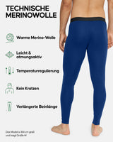 1 x RAW Customer Returns DANISH ENDURANCE Men s Merino Tights XXL Navy 1-Pack - RRP €59.95