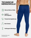 1 x RAW Customer Returns DANISH ENDURANCE Men s Merino Tights M Navy 1-Pack - RRP €39.77