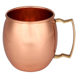 1 x RAW Customer Returns Zap Impex Copper Moscow Mule Handmade Pure Copper Plain Moscow Mule Mugs Set of 6 - RRP €44.99