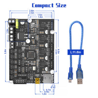 1 x RAW Customer Returns BIGTREETECH SKR Mini E3 V2.0 Control Board 3D Printer Upgrade 32-bit Silent Motherboard Integrated with TMC2209 UART Controller - RRP €49.99