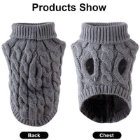 16 x Brand New Dog Sweater, Dog Sweater Small Dogs, Pet Sweater Turtleneck, Dog Sweater Large Dogs, Winter Warm Dog Cat Sweater Clothes Pet Coat Costume Puppy Sweater M  - RRP €139.52