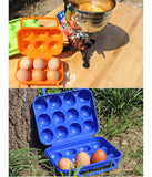 2 x Brand New CMLLING 3pcs Portale Egg Storage Box Outdoor Picnic Foldable Egg Box Holder - RRP €40.8