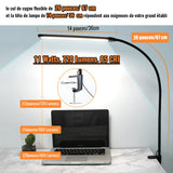 1 x RAW Customer Returns CeSunlight Desk Lamp, Desk Lamp with Clamp, 11W, 720lm, 3 Color Modes, 10 Brightness Levels, Desk Lamp for Hobby, Office Adapter Included  - RRP €37.63