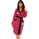 1 x RAW Customer Returns Disney Minnie Mouse Robe for Women, Red -, S - RRP €42.18