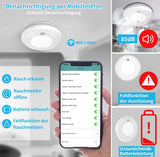 1 x RAW Customer Returns Safeliveo WiFi smoke detector, 10-year battery with app notification, mute and self-test function, smart fire alarm, pack of 5, tested according to DIN EN 14604 compatible with Tuya Smart Life APP  - RRP €156.3