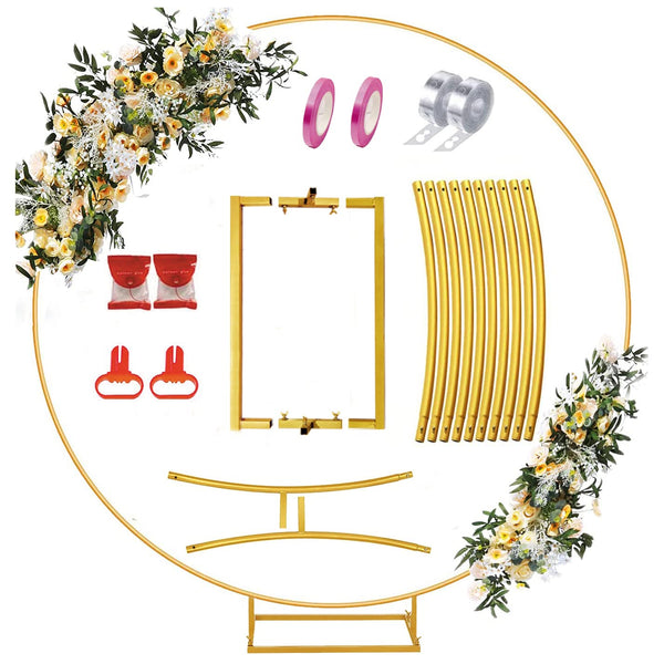 RAW Customer Returns Job Lot Pallet - Gold Wedding Arches - 82 Items - RRP €4336.98