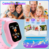 1 x RAW Customer Returns Ruopoem Smartwatch Kids with SIM Card, Children s Watch Phone with Call Function SMS 25 Games SOS Camera Music Alarm Clock Pedometer HD Touchscreen, Children s Smartwatch Gifts for Girls Boys - RRP €37.99