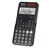 1 x RAW Customer Returns OSALO Scientific Calculator 252 Functions, 2-line written display with sliding cover for secondary school students OS 82ES Plus 2nd Edition  - RRP €23.68