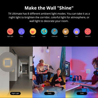 1 x RAW Customer Returns SONOFF T5-4C-120 WIFI Smart Touch Wall Switch, eWeLink Remote Control, Multi-Sensory Touch, RGB Smart LED, Replaceable Shell, Compatible with Alexa, Google Home - RRP €40.32