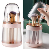 1 x RAW Customer Returns Tohoee Makeup Brush Holder Cosmetic Organizer Detachable Multifunctional Brushes Cleaning Drying For Makeup Storage Box Display Cases Showcases for Countertop Vanity Pink  - RRP €16.76