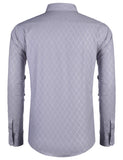 1 x RAW Customer Returns COOFANDY Men s Shirts Long Sleeve with Pattern Business Shirt Men Regular Fit Casual Shirts Men Shirt Non-Iron,Light Grey,S - RRP €37.3