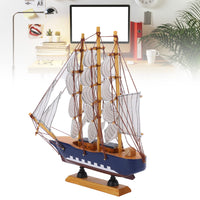 1 x RAW Customer Returns Mediterranean Style Model Ship, Wooden Ship, Wooden Ship Models, Sailboat Decoration, Mini Mayflower Ship Model, Collectible - RRP €37.04