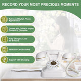 1 x RAW Customer Returns RDYMONKEY Audio Guest Book, Custom Audio Messages with Audio Guestbook for Parties, Weddings, Birthdays, Rentals, Confessions, Phone Recording White  - RRP €161.34