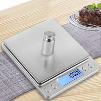 1 x RAW Customer Returns Precision scale, 2000g 0.1 digital pocket scale, gram scale, with PCS function, tare function, 6 units conversion, LCD display - RRP €10.07