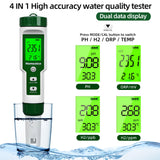 1 x RAW Customer Returns Homcoice PH Meter 4 in 1 pH H2 ORP Temperature Tester Multifunctional 0.01 High Precision IP67 Waterproof Digital Water Quality Tester with ATC Function - RRP €42.16