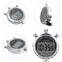 1 x RAW Customer Returns Digital Stopwatch,Laopao Handheld Large LCD Display Waterproof Daily Alarm 1 100 Second Precision Timer For Soccer Sports Training - RRP €25.99