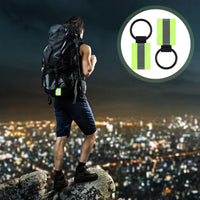 1 x Brand New Otuuz 20 Pack Reflective Backpack Tags Double Sided High Visibility Backpack Reflective Keychain Pendant Night Safety Reflector with Chain for Kids Bike, Fluorescent Green - RRP €27.6