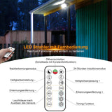 1 x RAW Customer Returns MEIKEE 60W LED spotlight with motion detector outdoor remote control 5200LM super bright 6500K cold white LED floodlight IP66 waterproof timing function brightness adjustable spotlight for garden garage yard - RRP €23.45