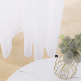 1 x RAW Customer Returns Deconovo Eyelet Curtain Voile Curtains Living Room 180x140 cm White Set of 2 - RRP €21.49