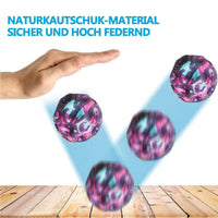 1 x Brand New 4 pieces jumping rubber ball, astro jump ball, space ball, power space balls toy, bounce hole ball, space ball mini bouncing ball toy, bounce ball, toy planet bouncy balls for children outdoors - RRP €7.92