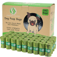 8 x RAW Customer Returns Greener Walker Dog Waste Bags-540 Scas, for Dog Waste, Waterproof, Extra Large, Thick and Durable Green  - RRP €149.28