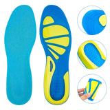 1 x RAW Customer Returns Insoles for Shoes Gel Silicone Orthopedic Comfort Pain Relief Absorbs Shock Gel Sole for Women Men Running Hiking 38-42 EU  - RRP €22.8