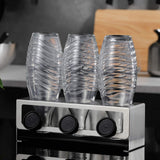 1 x RAW Customer Returns YIGII Bottle Holder for SodaStream - Premium Stainless Steel Drainer Rack with Drip Tray for 3 SodaStream Crystal Emil bottles - RRP €18.14