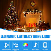 1 x RAW Customer Returns 20m Outdoor LED String Lights, 20m LED Tube Lights, 20m LED String Lights with Plug, App Controlled, Music Sync, Smart Bluetooth, LED String Lights, Indoor and Outdoor - RRP €16.13