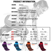 1 x RAW Customer Returns likloks Men Women Toe Socks CoolMax High Performance Athletics Running Five Finger Sports Socks Ankle 4 Pairs -Medium - RRP €39.16