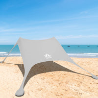 1 x RAW Customer Returns Night Cat Beach Tent Lycra Shade Tent Beach Shelter Awning Sun Shelter UV Protection UPF 50 with Sandbag Anchor for Beach Picnic Fishing Camping - RRP €106.22