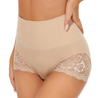 1 x RAW Customer Returns SURE YOU LIKE Shapewear Women s Bodice Pants Tummy Control Figure Shaping Body Shaper Shapewear Bodice Briefs Underwear for Women, Beige, Day L Size EU 44-46  - RRP €14.99