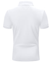 1 x Brand New SwissWell Men s Polo Shirt Short Sleeve Polo Shirts Golf Tennis T-Shirt with Glasses Holder Button Placket Summer Sport Fitness Polo Men - RRP €33.26