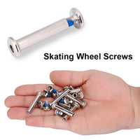 1 x RAW Customer Returns Skating Wheel Screws, Pack of 10 Robust Inline Skate Replacement Skating Screws Fittings Skates Wheel Axles Hardware 36 mm  - RRP €9.5