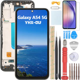 1 x RAW Customer Returns YHX-OU 6.4 Display with Frame For Samsung Galaxy A54 5G SM-A546B SM-A5460 LCD Display Touch Screen Digitizer Assembly Glass with Tools 1 piece protective film - RRP €41.02