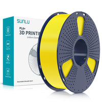 1 x RAW Customer Returns SUNLU PLA Plus 3D Printer Filament, PLA Filament 1.75mm, Cleanly Wound Filament, Robust 3D Filament, Compatible with 3D FDM Printers, Dimensional Accuracy - 0.02 mm, 1kg Spool 2.2 Pounds , Yellow - RRP €23.99