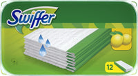 1 x RAW Customer Returns Swiffer Wet Moist Wipes Floor Cloths, Lime, Refill Pack of 12 - RRP €8.77