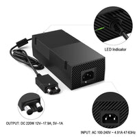 1 x RAW Customer Returns Xbox One Power Supply Brick, Xbox Power Supply Brick AC Charger for Xbox One Console Replacement Kit Power Supplies Brick EU Charging Cable, 100-240V Improved Quiet Version  - RRP €33.07